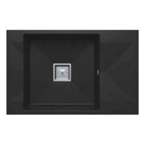Мойка кухонная POLYGRAN BLADE 780 (черный №16)